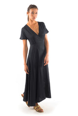 Robe en satin Calypso