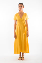 Robe en satin Calypso