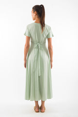 Robe en satin Calypso