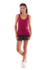 Athena - Top - Colour garnet and sunset mini shorts Colour anthracite-1