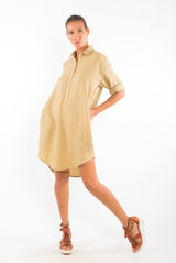 Amalfi LS Leinenhemd Kleid