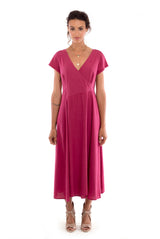 Emma X - Maxi Dress - Colour garnet - RV by Elisa F 2