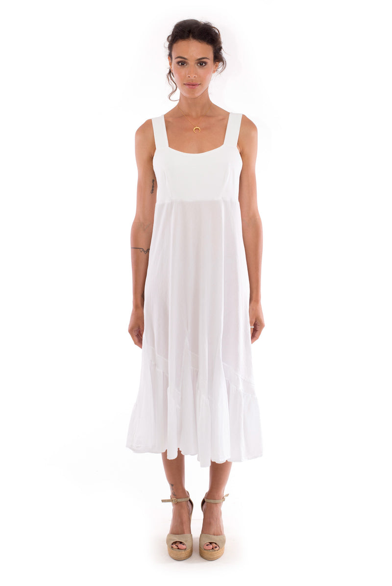 Coco - Midi Dress - Colour White - RV by Elisa F 4