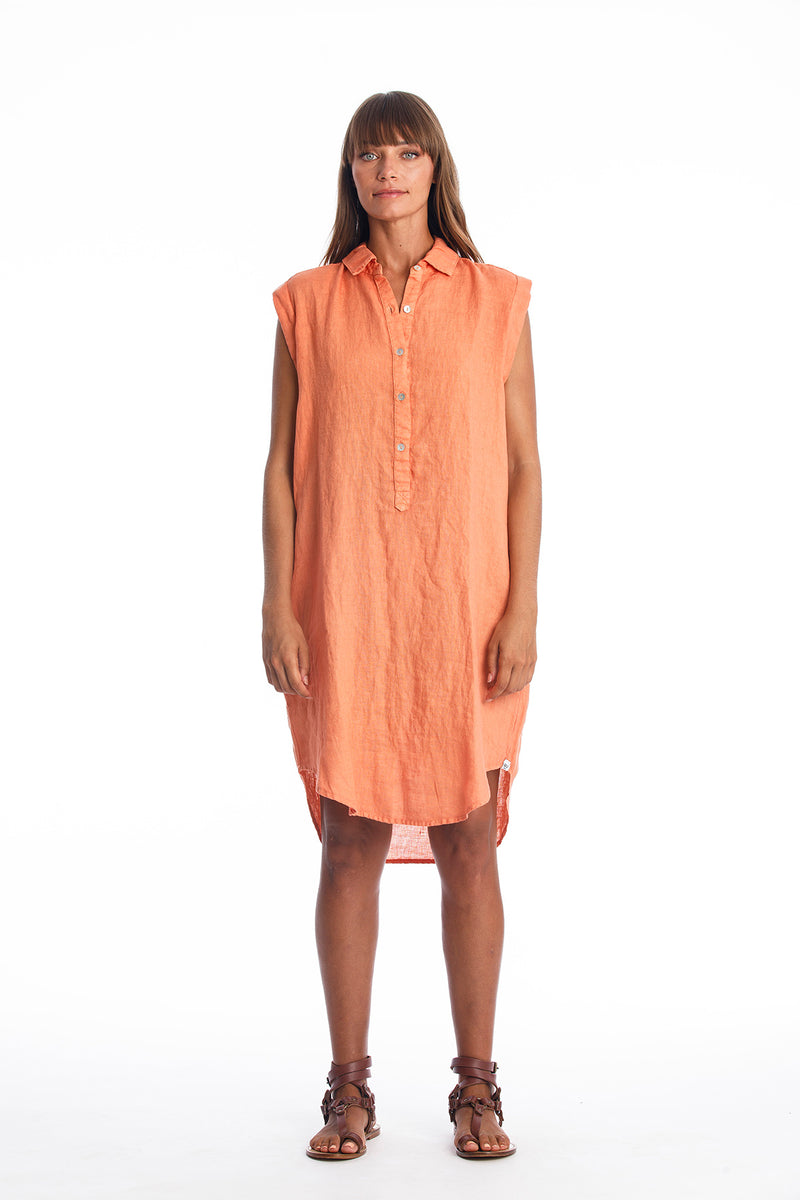 Amalfi NS Vestido camisero de lino