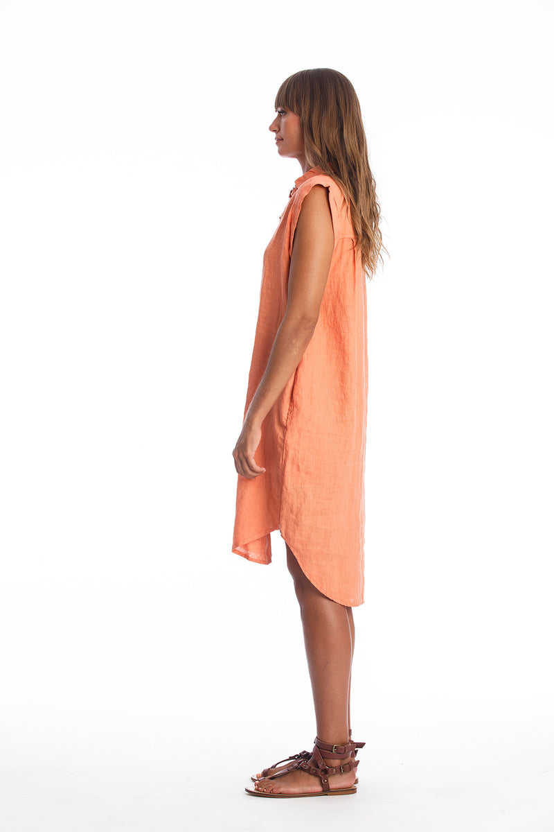 Amalfi NS Vestido camisero de lino