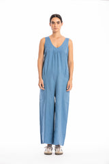 AURA LINEN JUMPSUIT