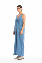 AURA LINEN JUMPSUIT
