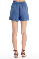 Creta linen shorts