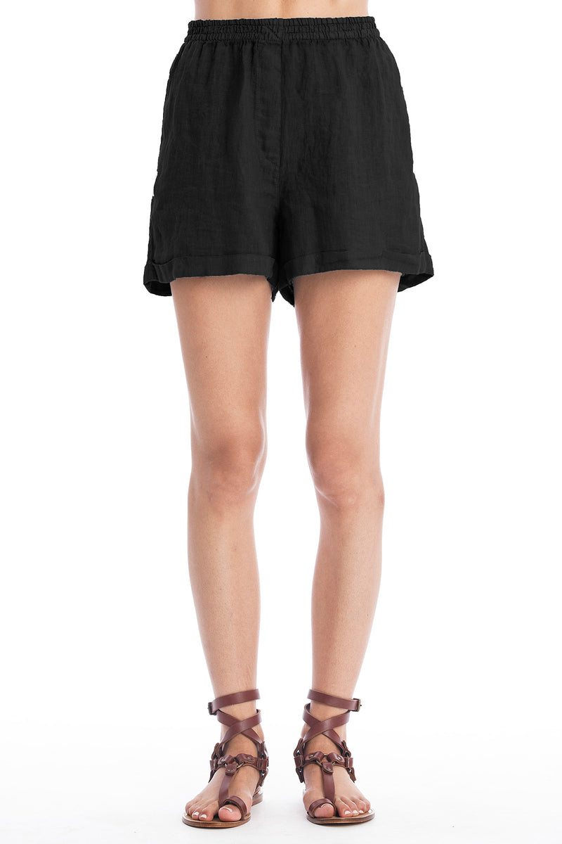 Creta Leinenshorts