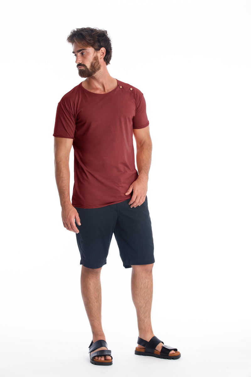 Egan T-shirt boutonné