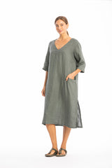 ISOLA LINEN DRESS