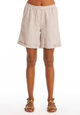 Creta short largo lino