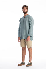 Mykonos linen shirt