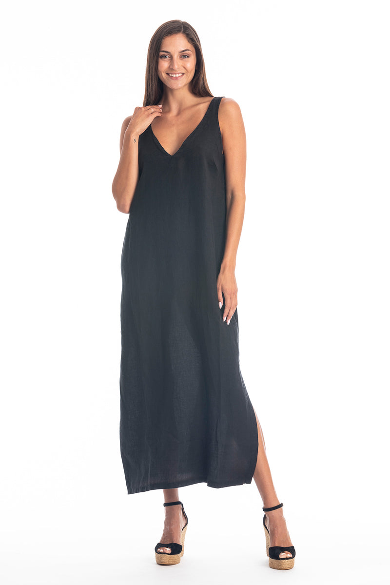 NOA LINEN DRESS Ravens View Ibiza NOA LINEN DRESS Ravens View Ibiza