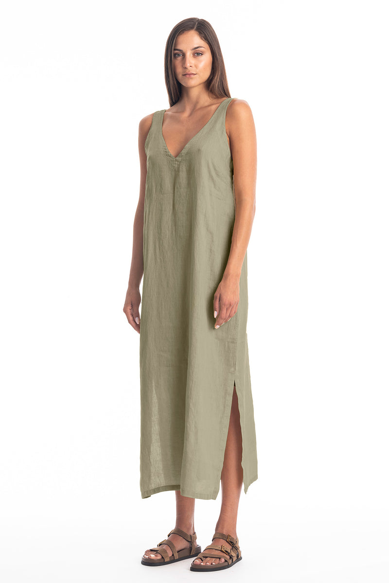 NOA LINEN DRESS Ravens View Ibiza NOA LINEN DRESS Ravens View Ibiza