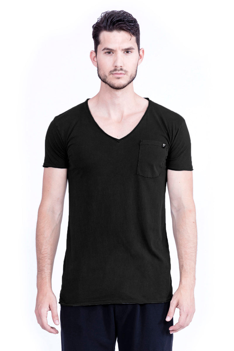 Wild V neck pocket