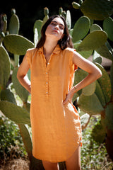 Amalfi NS Vestido camisero de lino