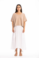 SPRING POCKET LINEN SKIRT