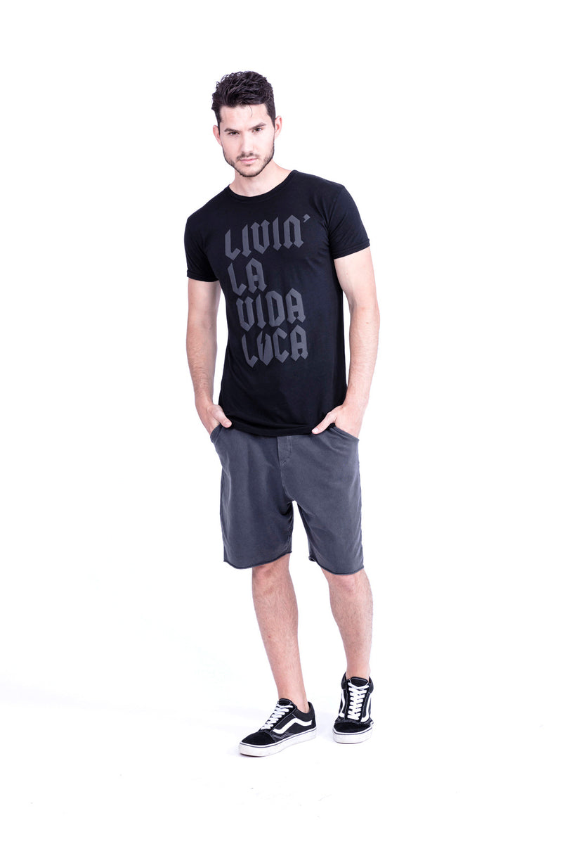 Livin' la vida loca - Round Neck - Tshirt - Colour Black - 3