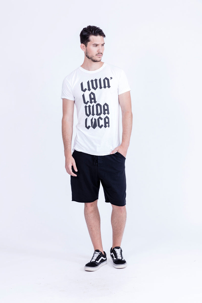 Livin' la vida loca - Round Neck - Tshirt - Colour White - 4