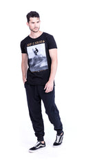 Kioto Pants - Trousers and Tshirt - redondo - wild surf no limits - Colour Black