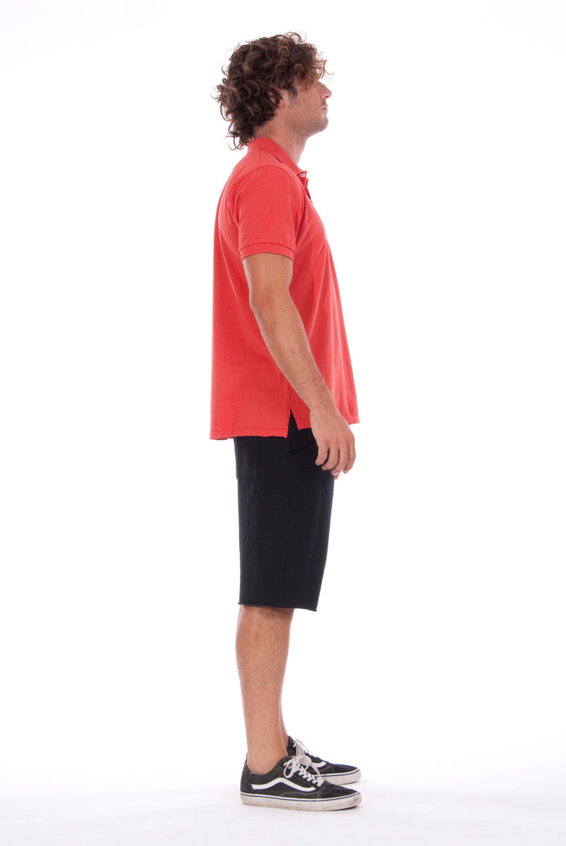 Polo - Colour Red and Short Pants - Colour Black - 3