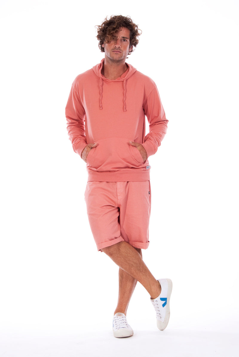 Ibiza - Hoodie - Colour Clay and Raven Shorts - Colour Clay 1