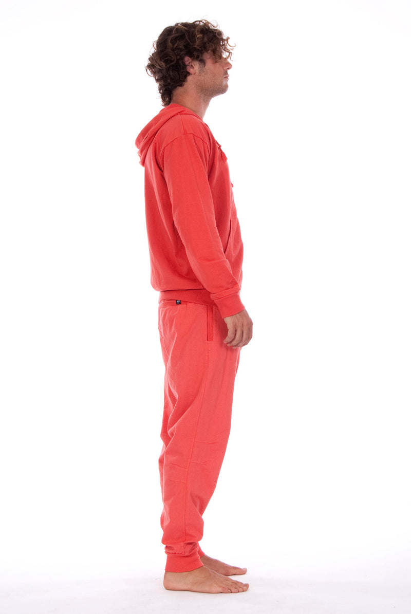 Zip Ibiza - Hoodie - Colour Red and Tokyo Pants - Colour Red 4