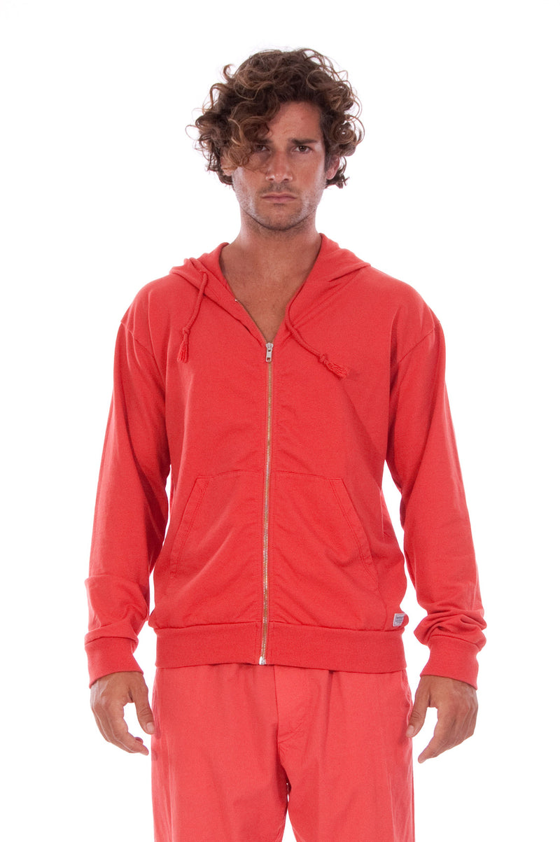 Zip Ibiza - Hoodie - Colour Red and Tokyo Pants - Colour Red 2