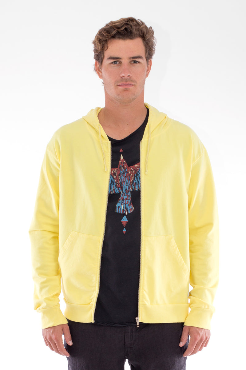 Zip Ibiza - Hoodie - Colour Yellow and Capri Shorts - Colour Black 2