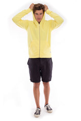 Zip Ibiza - Hoodie - Colour Yellow and Capri Shorts - Colour Black 4