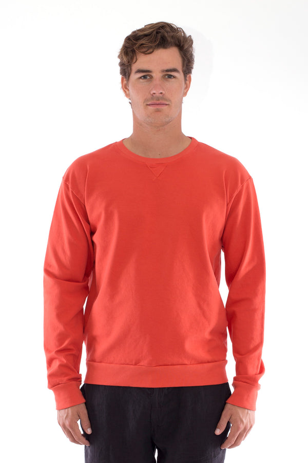 Salinas - Sweatshirt - Colour terracotta and Capri shorts - Colour Black 2