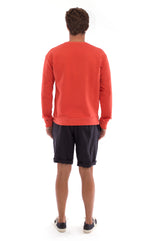 Salinas - Sweatshirt - Colour terracotta and Capri shorts - Colour Black 5