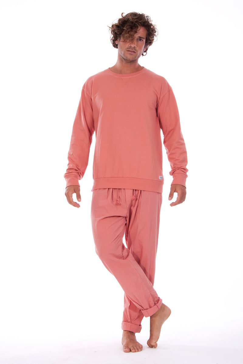 Salinas - Sweatshirt - Colour Clay and Milano Pants - Colour Clay 1