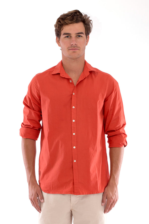 Phoenix - Shirt - Slim Fit - Colour Terracotta and Raven Shorts - Colour Sand 2
