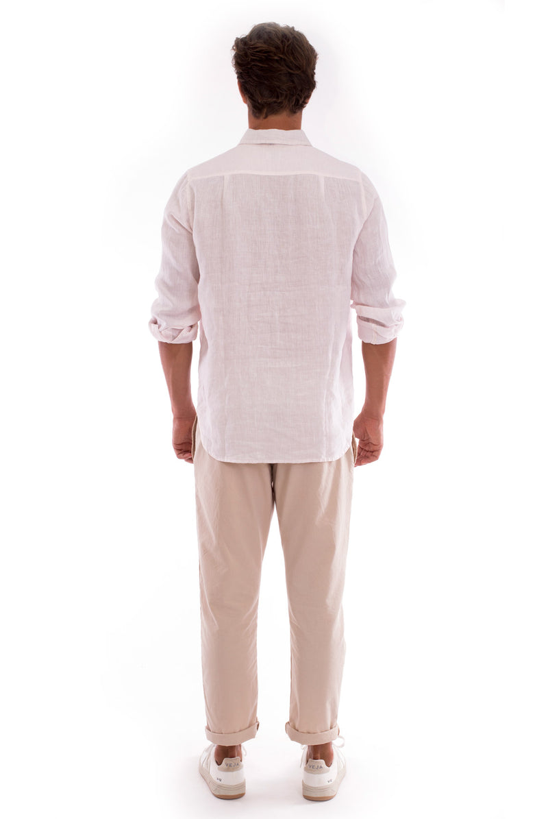 James - Shirt - Colour Rose and Monaco Pants - Colour Sand 4