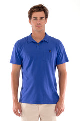 Polo with pocket - Colour Blue and Raven Shorts - Colour Sand 2