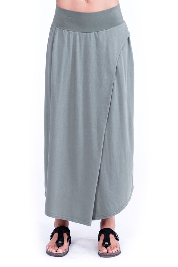 Pareo Skirt - Colour Khaki Elisa F 1