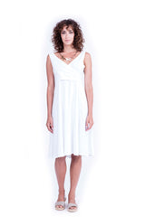 Milan - Midi Dress - Colour White - RV by Elisa F 1