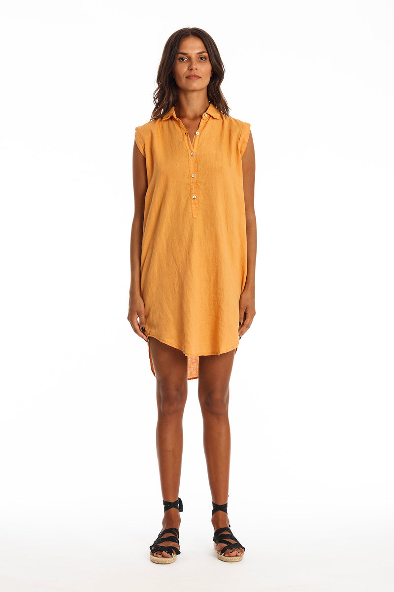 Amalfi NS Linen Shirt Dress