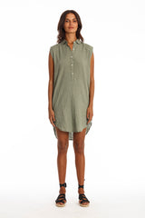 Amalfi NS Linen Shirt Dress