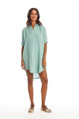 Ava Leinenhemd Kleid