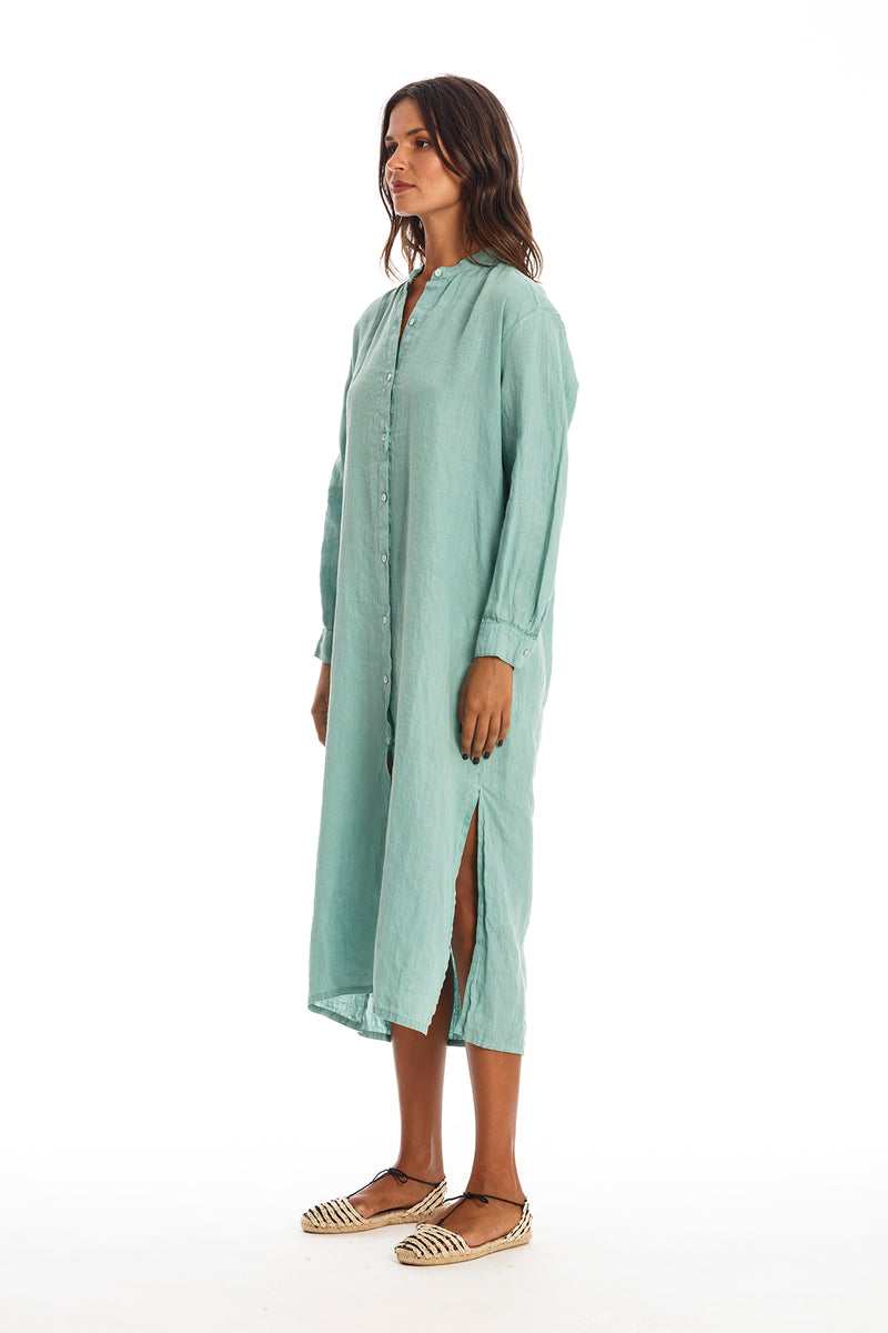 Dakota Linen Shirt Dress