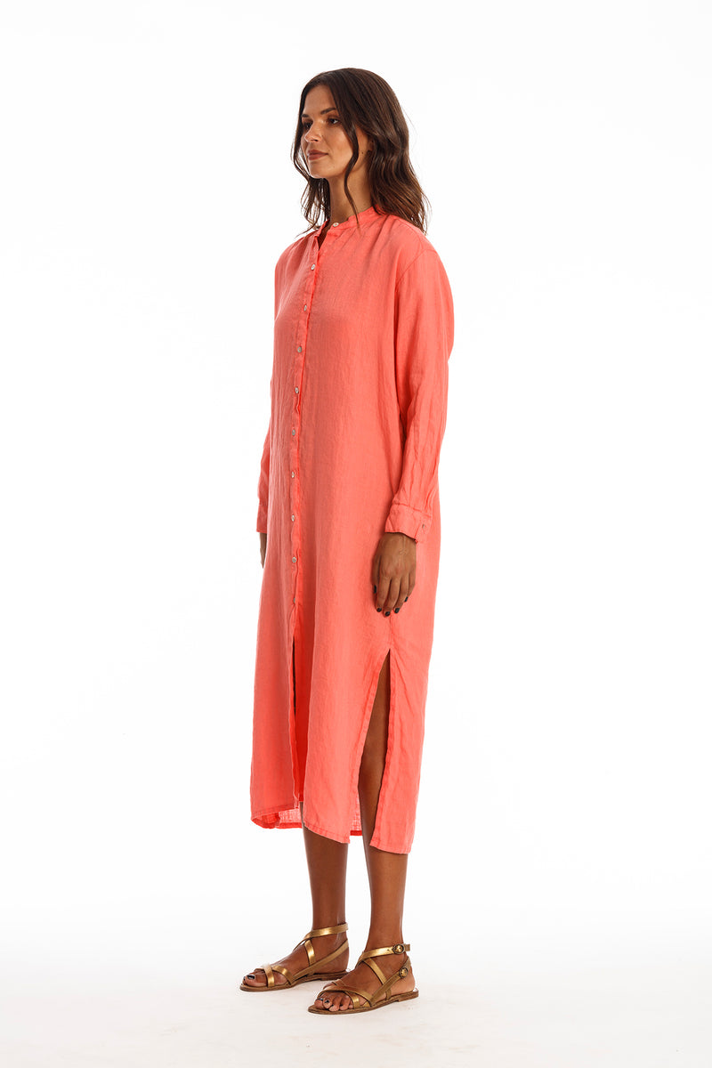 Dakota Linen Shirt Dress