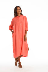 Dakota Linen Shirt Dress