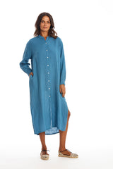 Dakota Linen Shirt Dress