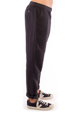 Positano - Linen Pants - Colour Black 2