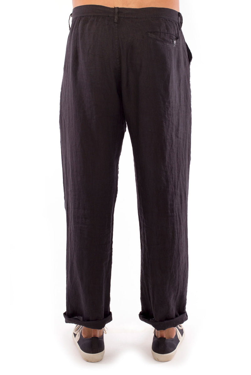 Positano - Linen Pants - Colour Black 3