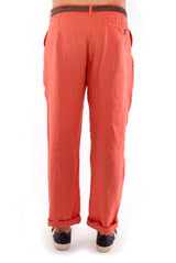 Positano - Linen Pants - Colour Terracotta 4