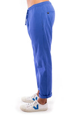 Monaco Pants - Draw Cord Waist - Colour Blue 2